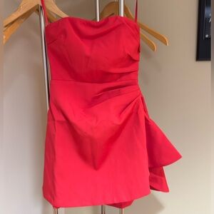 Hanae Mini Dress in Red